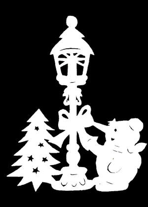 Ёлочки − трафарет 26