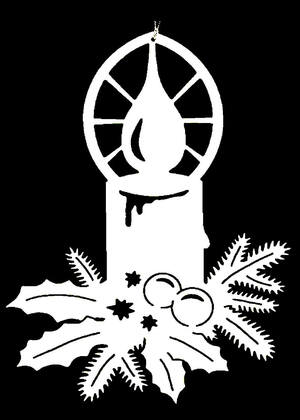 Ёлочки − трафарет 6