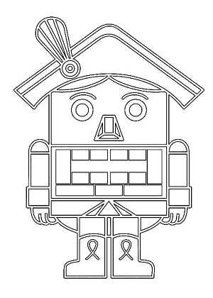 Елочные Игрушки − трафарет 38