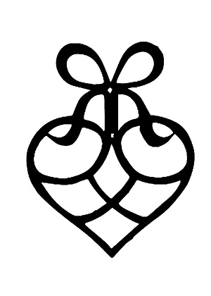 Елочные Игрушки − трафарет 42