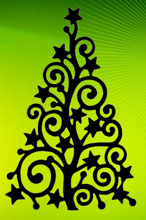 Трафареты Ёлки Ёлка