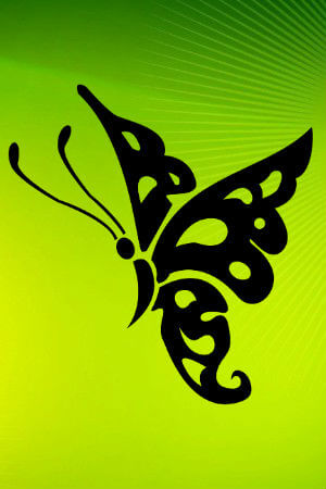 Трафареты бабочек Бабочка