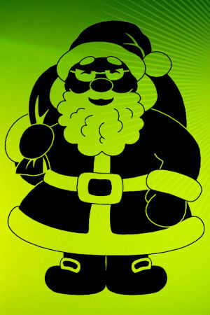 Трафареты Деда Мороза Дед Мороз