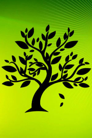 Трафареты деревьев Дерево