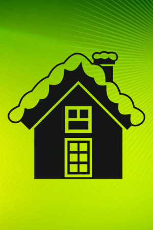 Трафареты Новогодние Домики Новогодние Домики