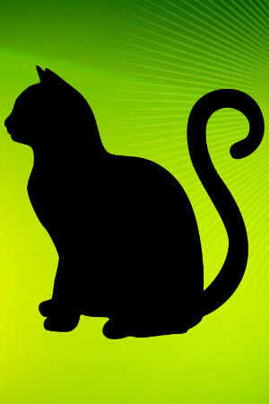 Трафареты котов и кошек Коты и кошки