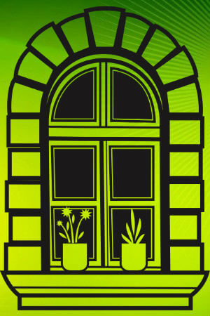 Трафареты на окна к Новому году На окна