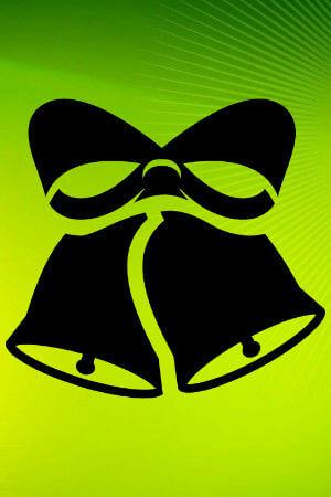 Трафареты Новогодних колокольчиков Новогодние колокольчики