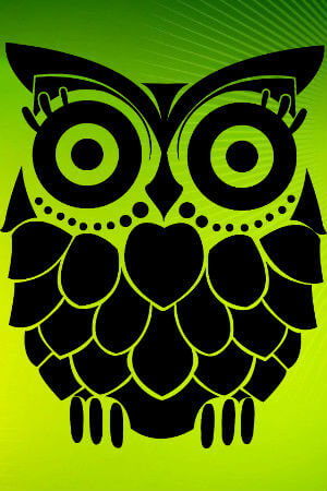Трафареты совы Сова
