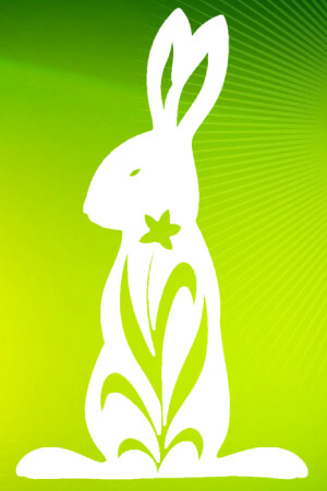 Вытынанки на год Кролика 2023 Вытынанки на год Кролика